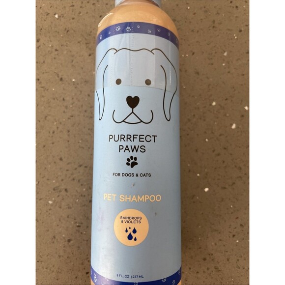 NEW Purrfect Paws SHAMPOO 8 oz RAINDROPS & VIOLETS Bath & Body Works - Picture 2 of 8